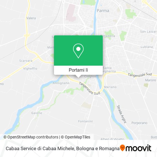 Mappa Cabaa Service di Cabaa Michele
