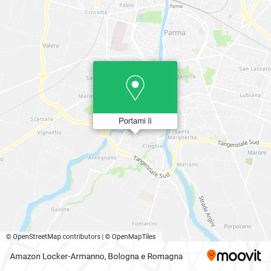 Mappa Amazon Locker-Armanno