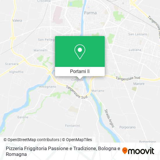 Mappa Pizzeria Friggitoria Passione e Tradizione