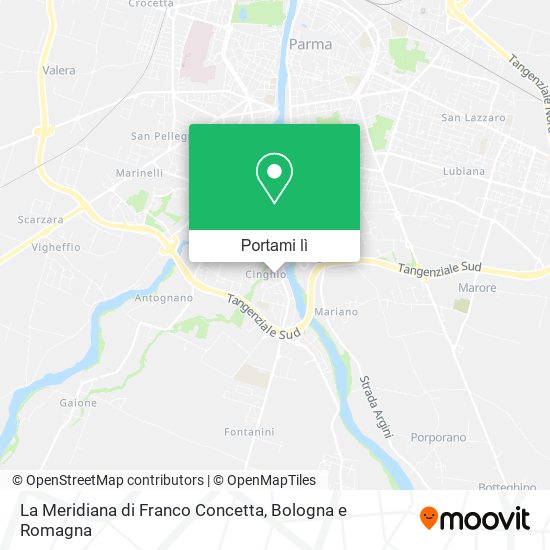 Mappa La Meridiana di Franco Concetta