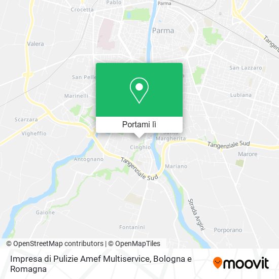 Mappa Impresa di Pulizie Amef Multiservice