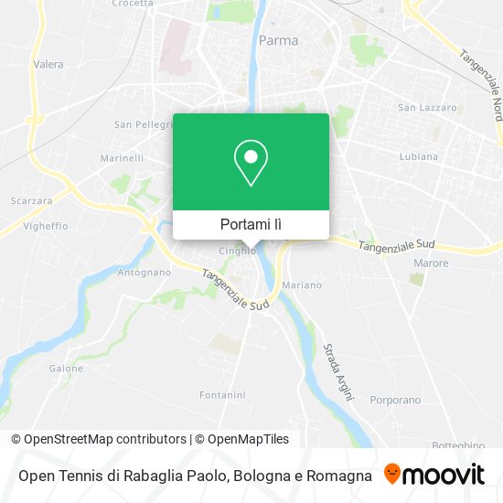 Mappa Open Tennis di Rabaglia Paolo