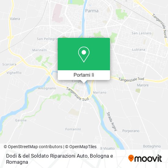 Mappa Dodi & del Soldato Riparazioni Auto