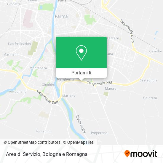 Mappa Area di Servizio