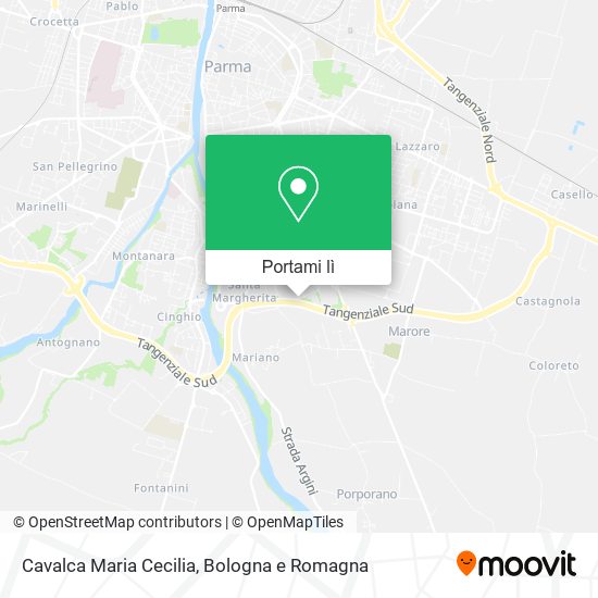 Mappa Cavalca Maria Cecilia