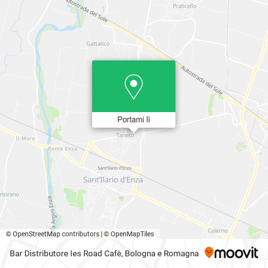 Mappa Bar Distributore Ies Road Cafè