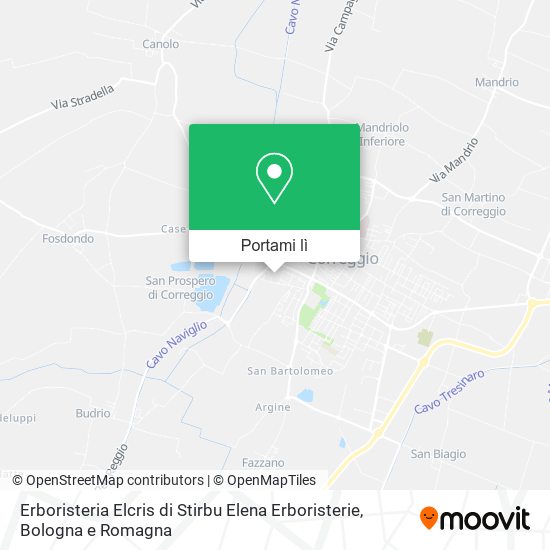 Mappa Erboristeria Elcris di Stirbu Elena Erboristerie