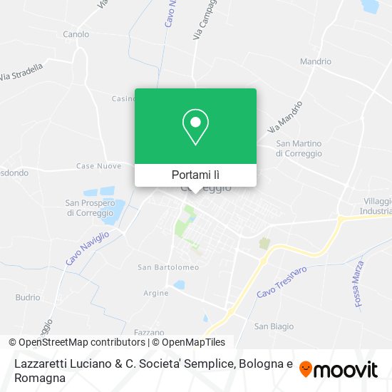 Mappa Lazzaretti Luciano & C. Societa' Semplice