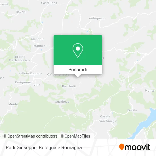 Mappa Rodi Giuseppe