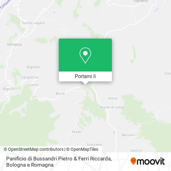 Mappa Panificio di Bussandri Pietro & Ferri Riccarda
