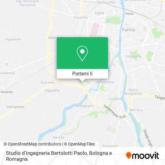 Mappa Studio d'Ingegneria Bertolotti Paolo