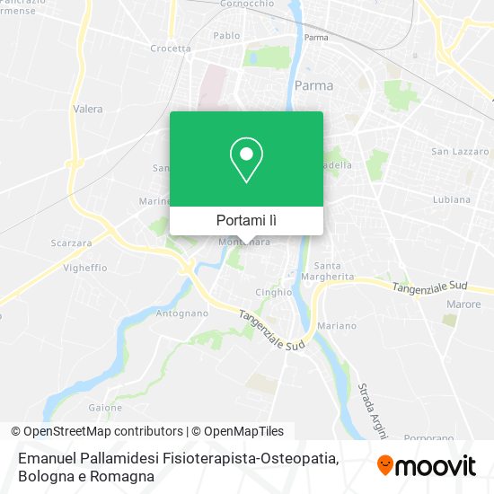 Mappa Emanuel Pallamidesi Fisioterapista-Osteopatia