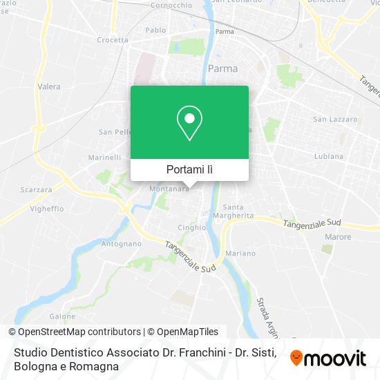 Mappa Studio Dentistico Associato Dr. Franchini - Dr. Sisti