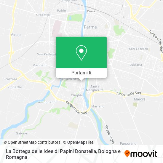 Mappa La Bottega delle Idee di Papini Donatella