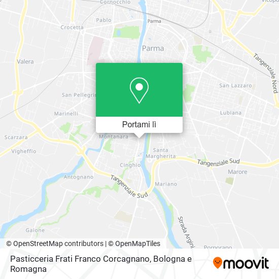 Mappa Pasticceria Frati Franco Corcagnano