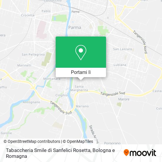 Mappa Tabaccheria Smile di Sanfelici Rosetta