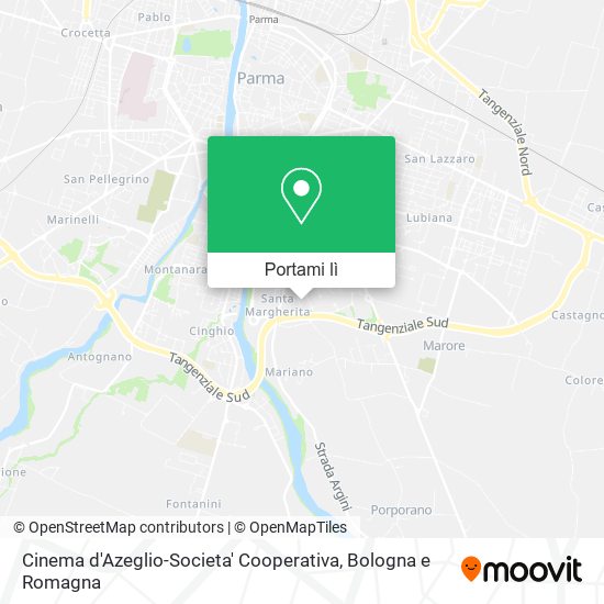 Mappa Cinema d'Azeglio-Societa' Cooperativa