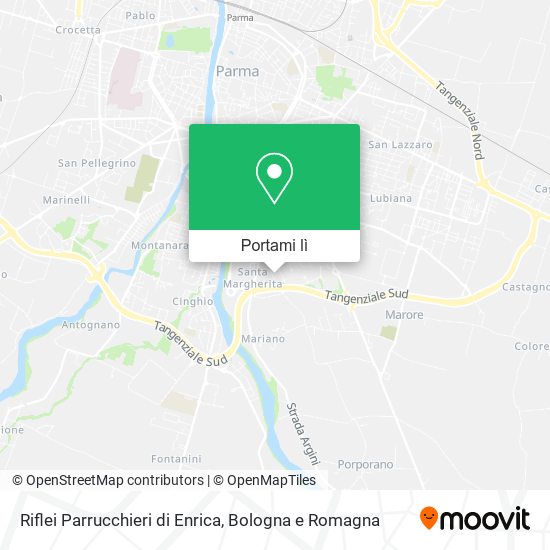 Mappa Riflei Parrucchieri di Enrica