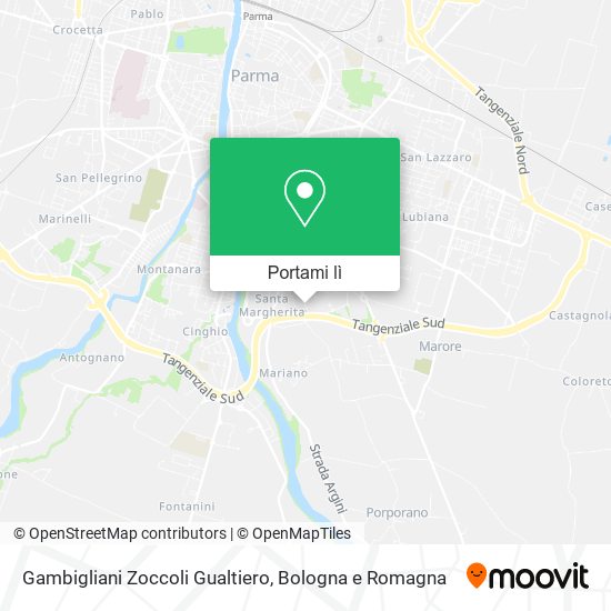 Mappa Gambigliani Zoccoli Gualtiero