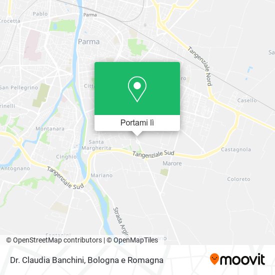 Mappa Dr. Claudia Banchini