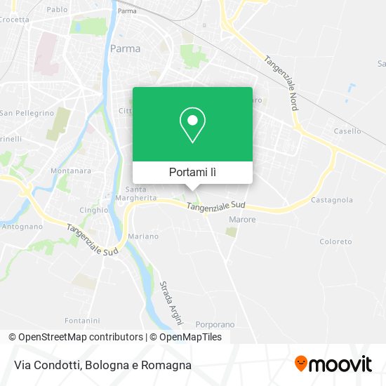 Mappa Via Condotti