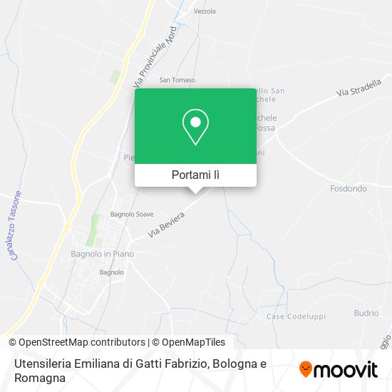 Mappa Utensileria Emiliana di Gatti Fabrizio