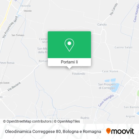 Mappa Oleodinamica Correggese 80
