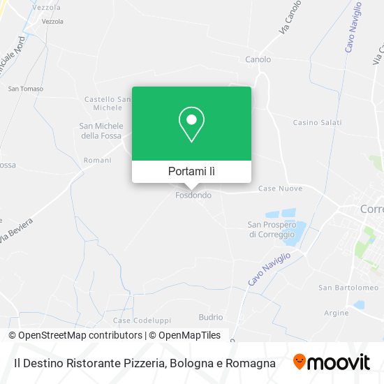 Mappa Il Destino Ristorante Pizzeria
