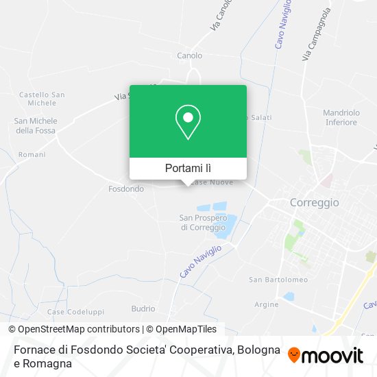Mappa Fornace di Fosdondo Societa' Cooperativa