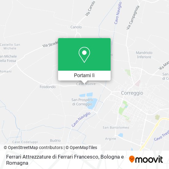 Mappa Ferrari Attrezzature di Ferrari Francesco