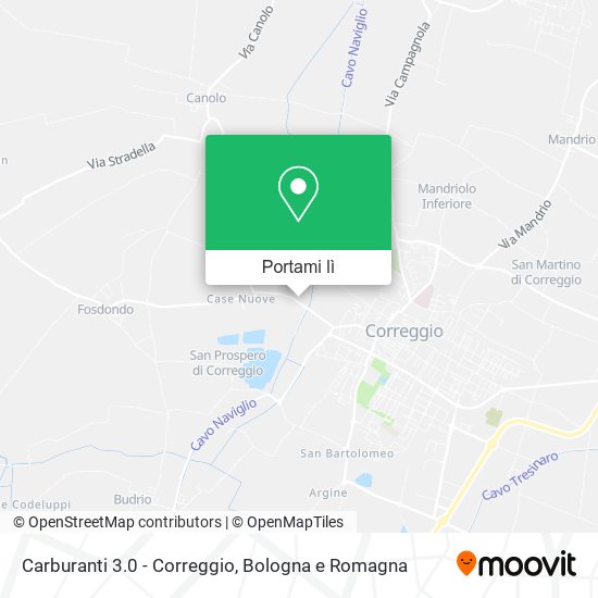 Mappa Carburanti 3.0 - Correggio