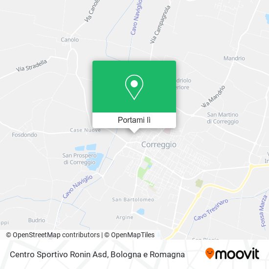 Mappa Centro Sportivo Ronin Asd