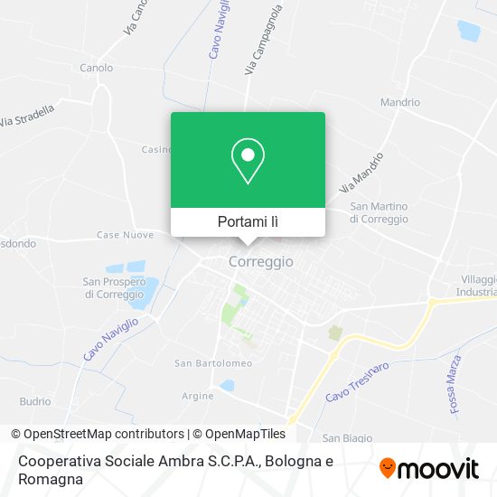 Mappa Cooperativa Sociale Ambra S.C.P.A.