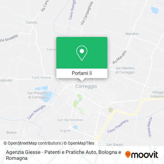 Mappa Agenzia Giesse - Patenti e Pratiche Auto