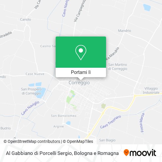 Mappa Al Gabbiano di Porcelli Sergio