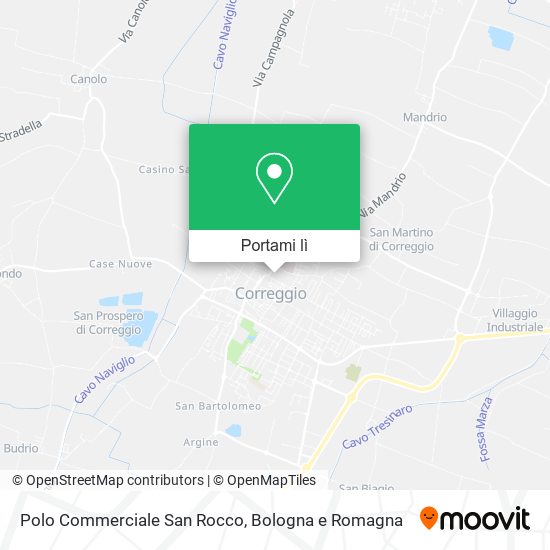 Mappa Polo Commerciale San Rocco