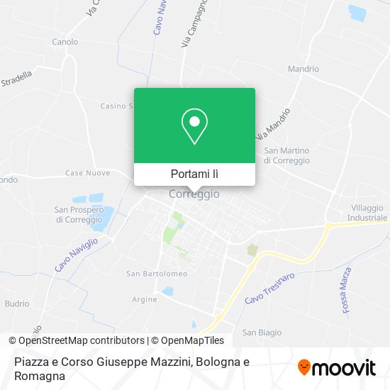 Mappa Piazza e Corso Giuseppe Mazzini