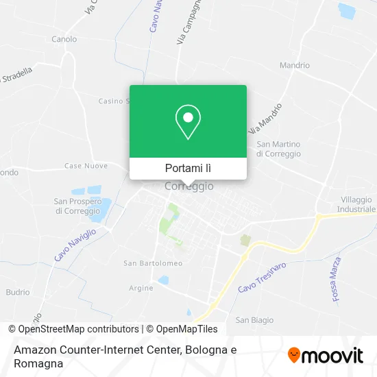 Mappa Amazon Counter-Internet Center