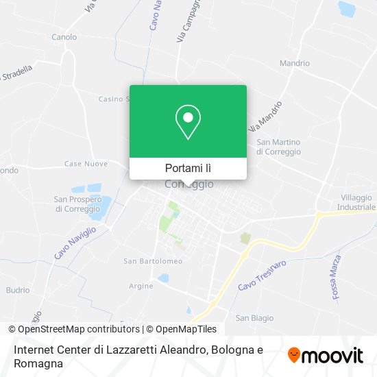 Mappa Internet Center di Lazzaretti Aleandro