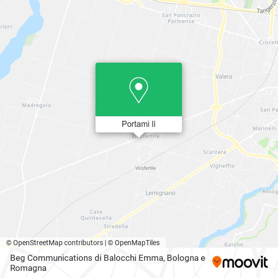 Mappa Beg Communications di Balocchi Emma