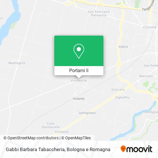 Mappa Gabbi Barbara Tabaccheria
