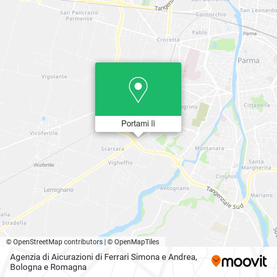 Mappa Agenzia di Aicurazioni di Ferrari Simona e Andrea