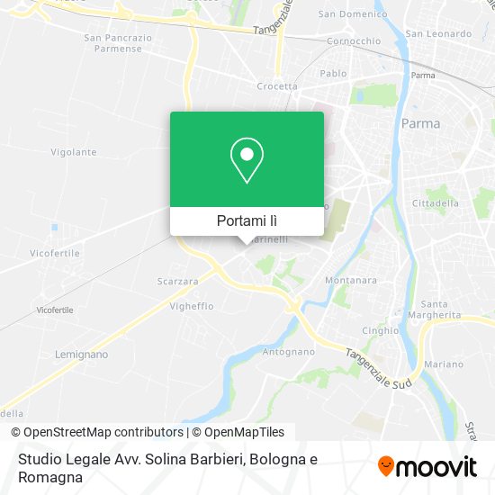 Mappa Studio Legale Avv. Solina Barbieri