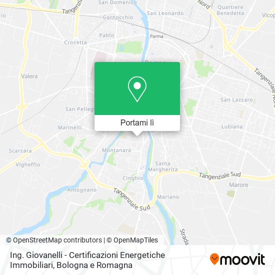 Mappa Ing. Giovanelli - Certificazioni Energetiche Immobiliari