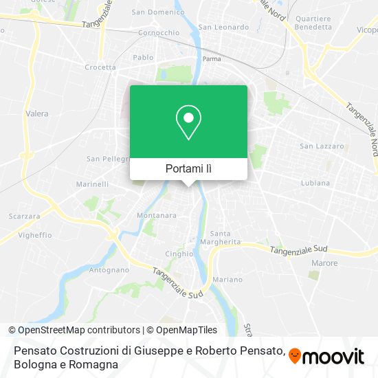 Mappa Pensato Costruzioni di Giuseppe e Roberto Pensato
