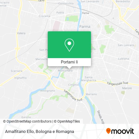 Mappa Amalfitano Ello