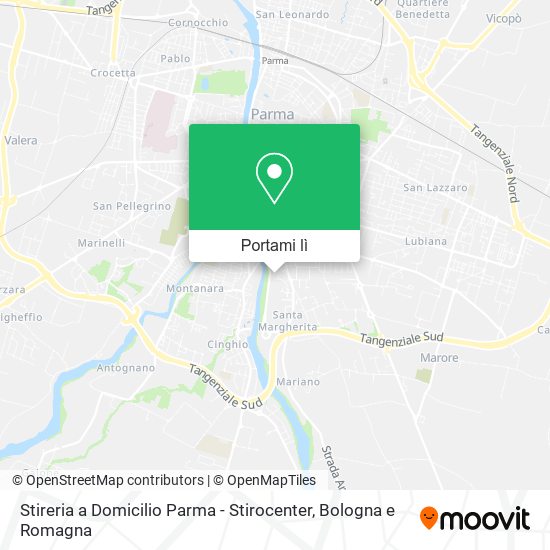 Mappa Stireria a Domicilio Parma - Stirocenter