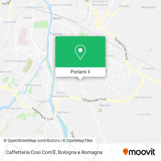 Mappa Caffetteria Così Com'È