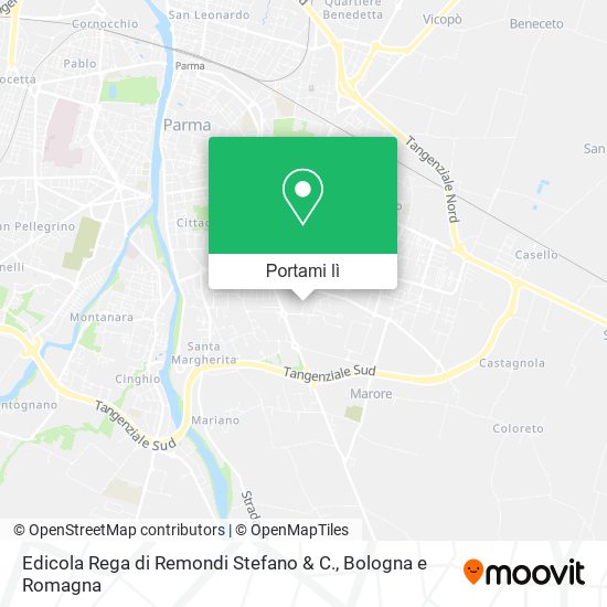 Mappa Edicola Rega di Remondi Stefano & C.