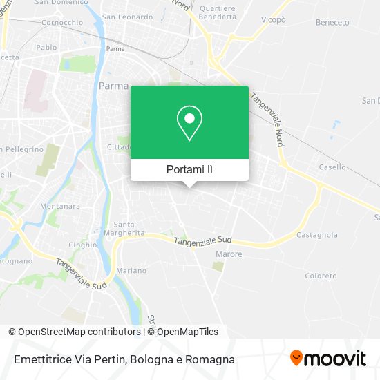 Mappa Emettitrice Via Pertin